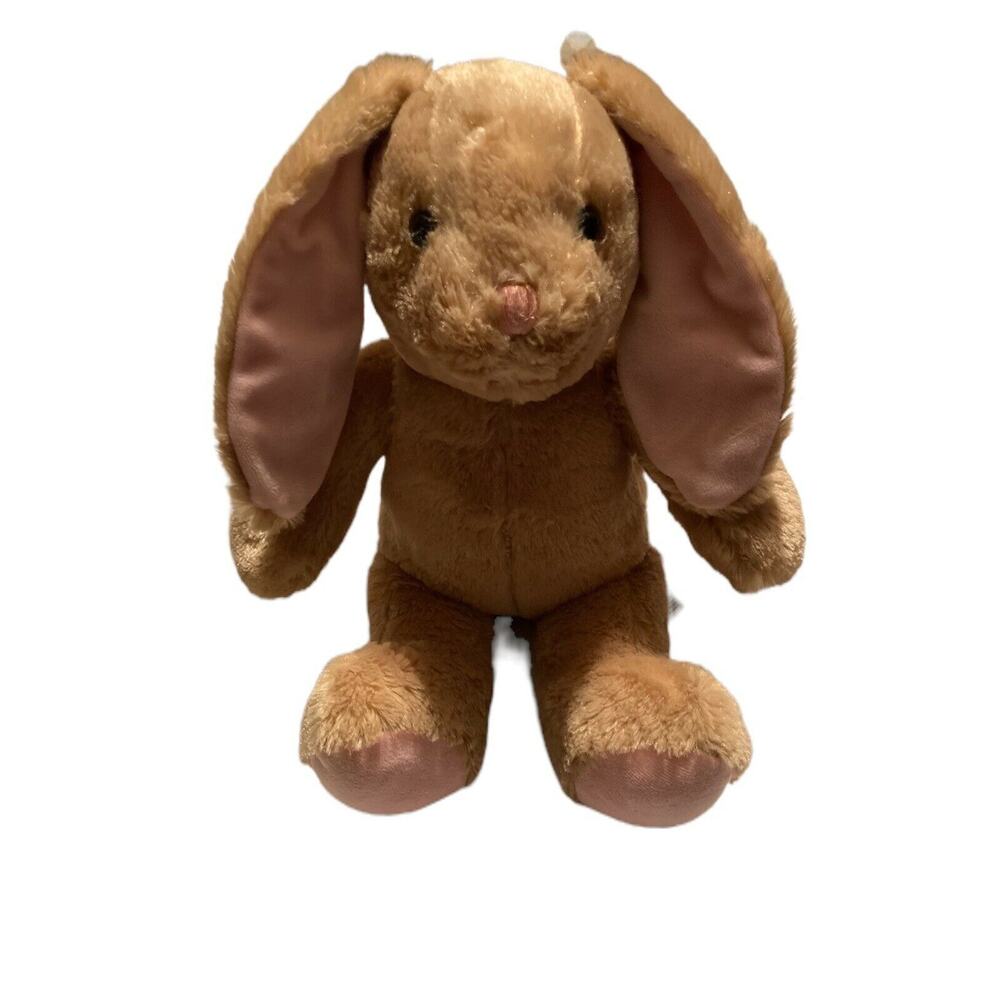 BUILD A BEAR Floppy‎ Ears BUNNY Rabbit Stuffed Plush Toy Tan Pink Brown 16"